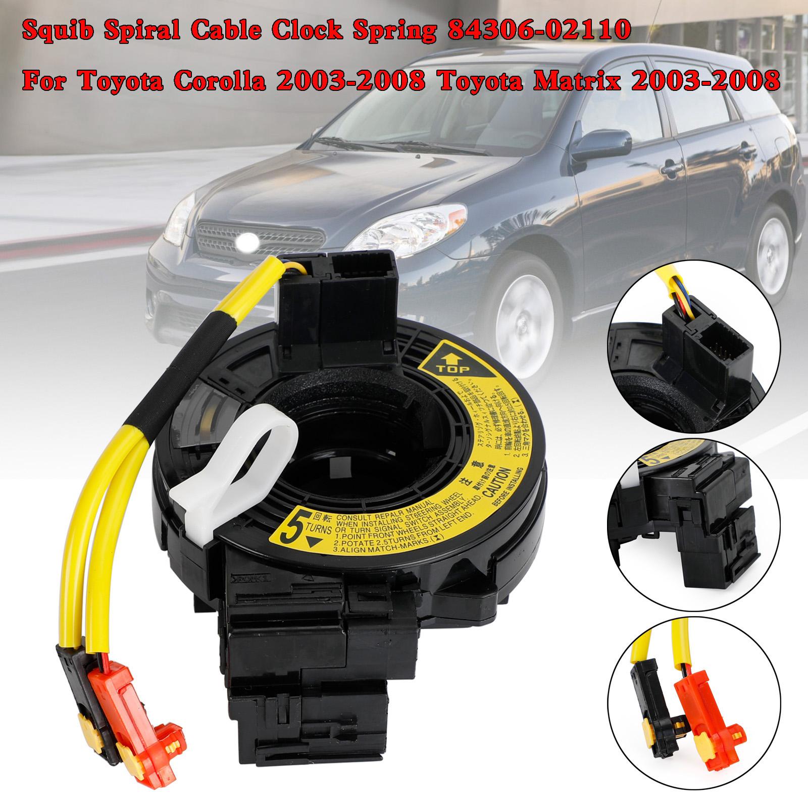 

Squib Spiral Cable Clock Spring 84306-02110 For Toyota Corolla 2003-2008