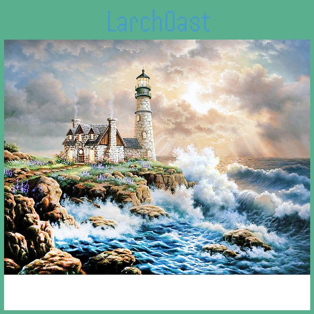 Diamond Painting Diy Scenic Home Decor Lighthouse Rhinestone Art 3d Cross Stitch Kits