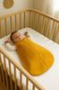 Muslin Rounded Sleeping Bag for Children M 6-12 Months Summer TOG 1.0 - Mustard