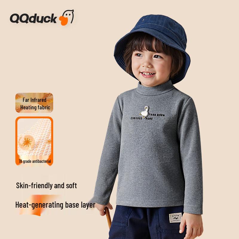 QQ DUCK Boys' Winter Fleece Long Sleeve T-Shirt