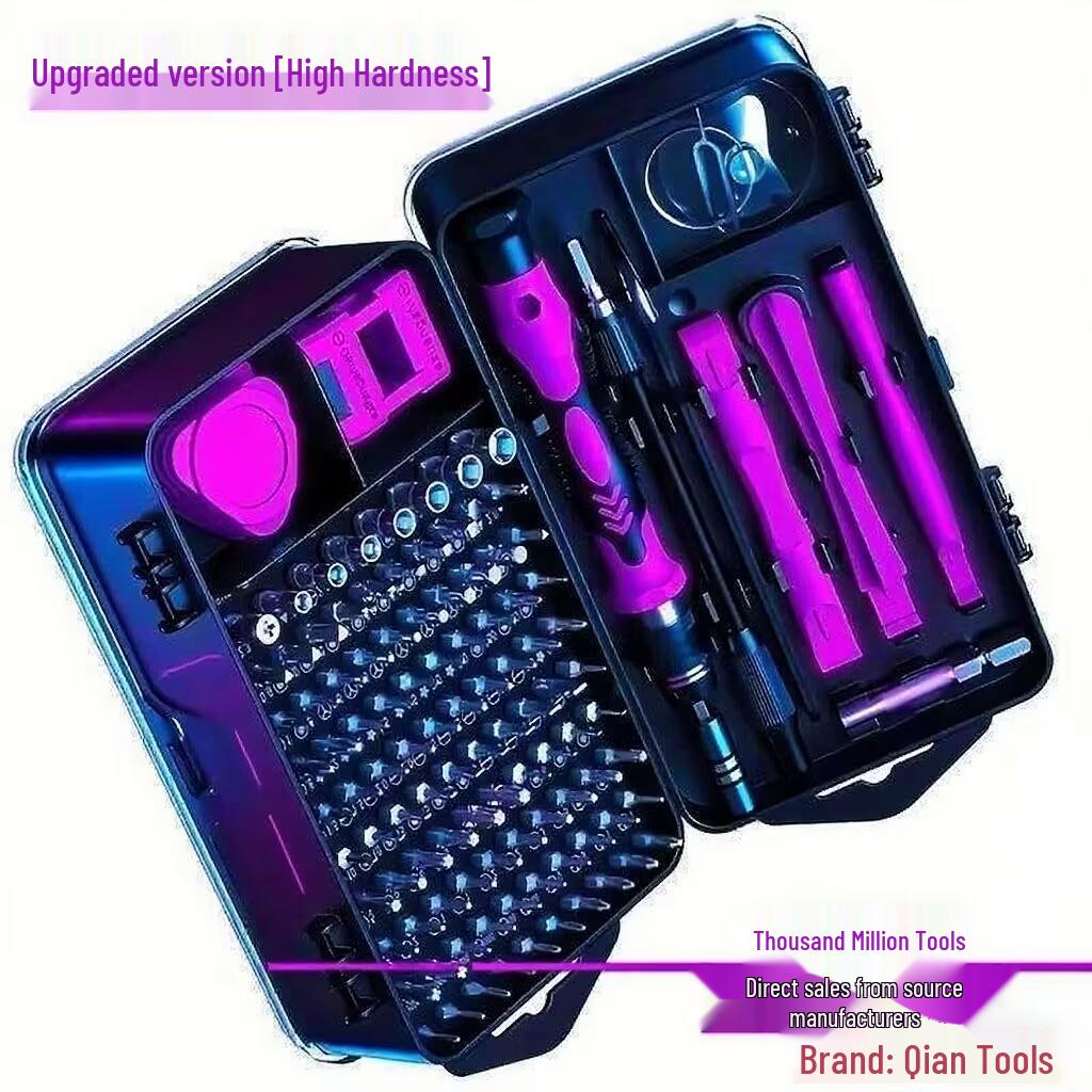 115-in-1 High Hardness Screwdriver Repair Kit with Specialty Tools for Disassembly