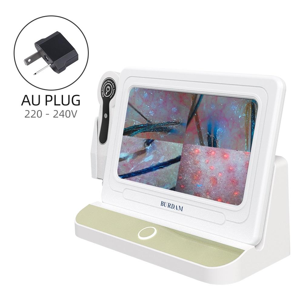 10 inch HD Display Professional Skin Analyzer 50X/200X Magnifying Pore Magnifier Hair Follicle Scalp Detector Skin Test Device