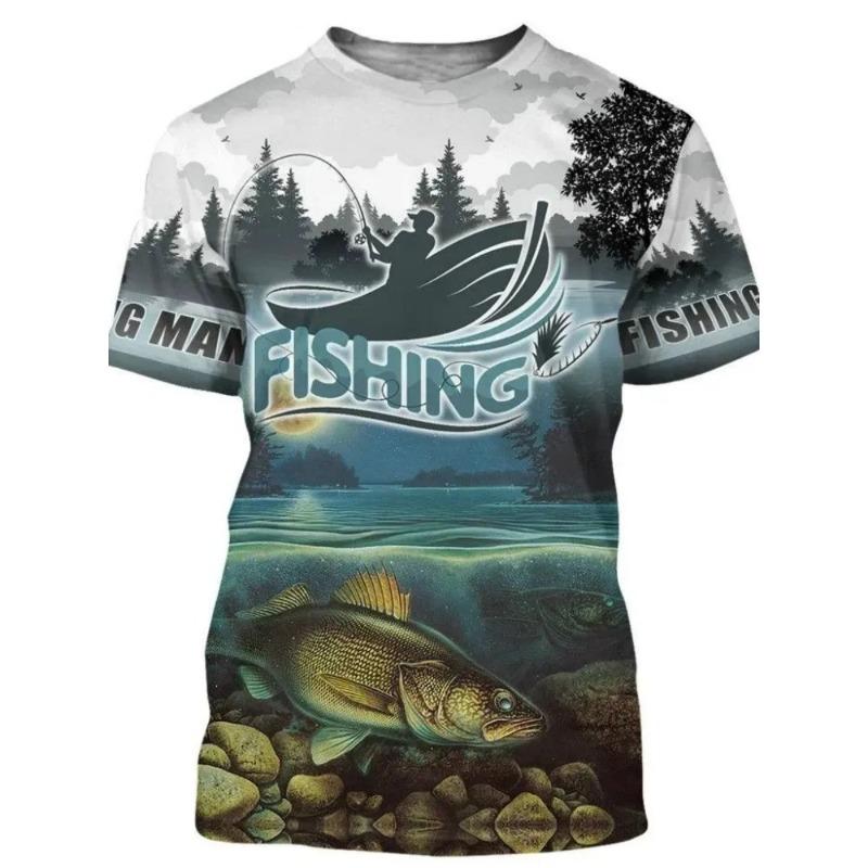 Tricou Bărbați Imprimat 3D Mânecă Scurtă Gât Rotund Pulover Top Casual