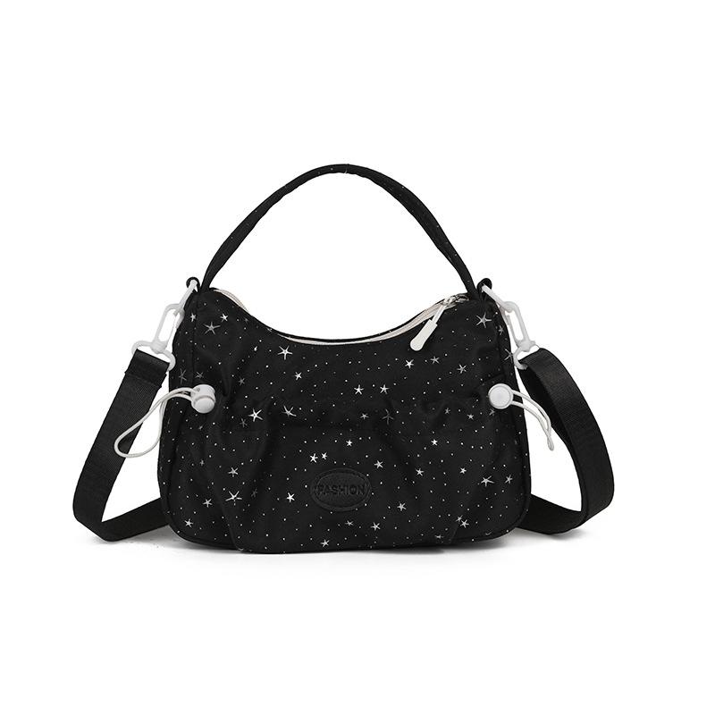 Schoolbag star bag women's 1011 new trend casual fashion canvas bag multi-functional commuter large capacity tote bag