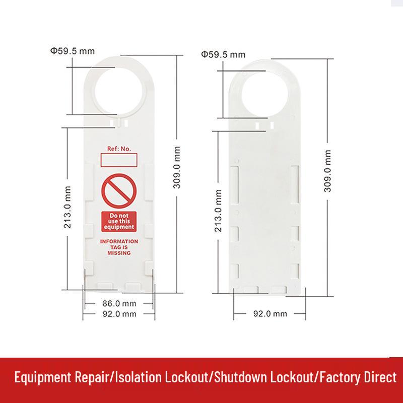Industrial Safety Scaffolding Tag for Equipment Maintenance and Lockout/Tagout
