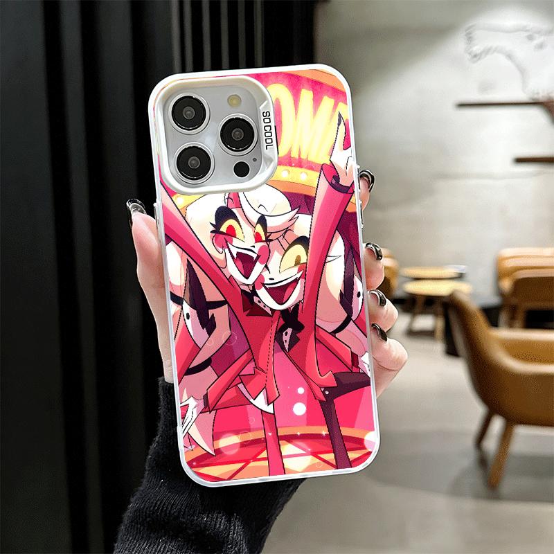 Hazbin Hotel Anime Shockproof Phone Case for iPhone 17 Air 16 16E 15 Pro Max 14 Plus 13 Mini 12 Back Cover Anti Fall Fundas