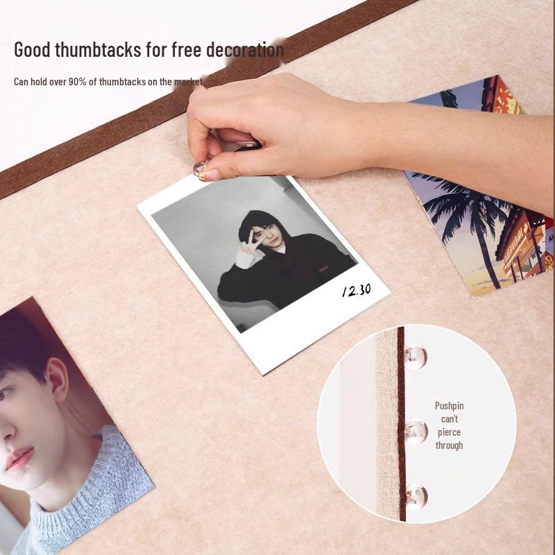 Guzi Felt Board Photo Wall Display Panel & Badge Holder