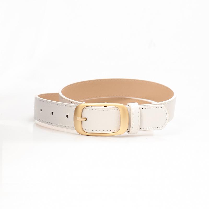 Stylish Women's Korean Alloy Buckle Belt - Versatile and Elegant