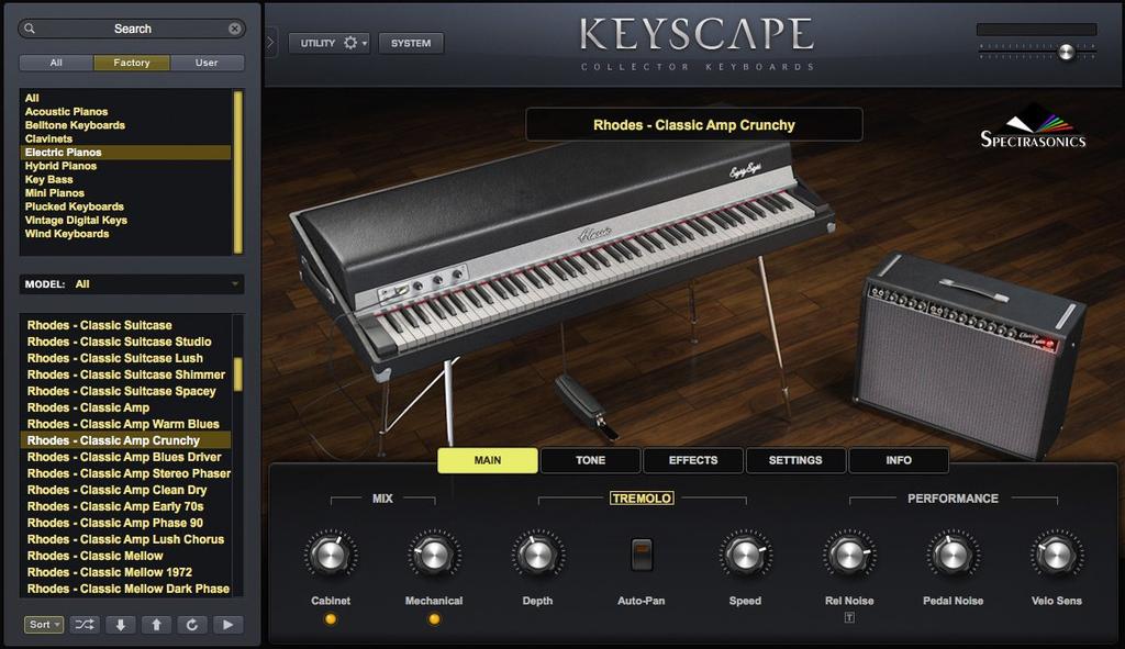 SPECTRASONICS Keyscape [Regular Import] A Huge Virtual Instrument That Collects Many Collectible Keyboard Instruments.