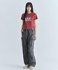 CGP Nylon Cargo Parachute Pants - Charcoal