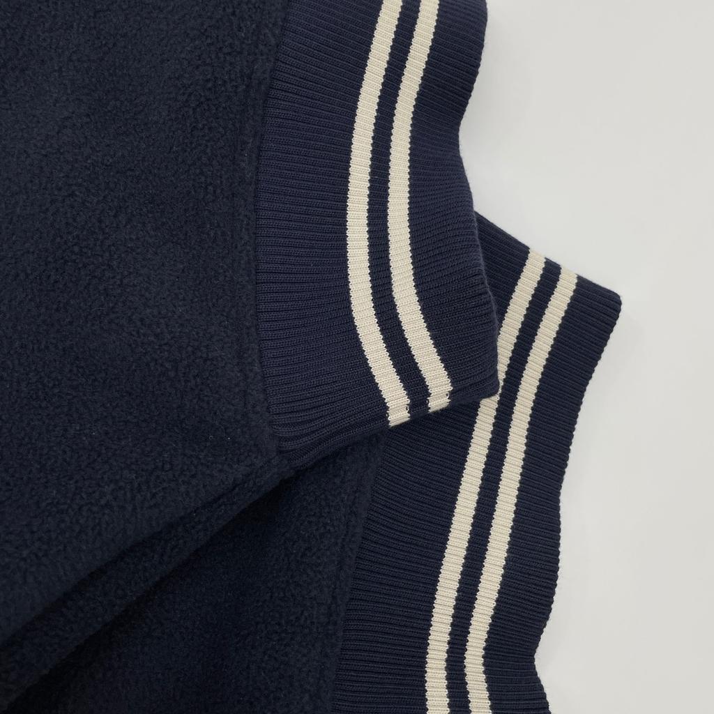 Champion [BEAMS BOY Exclusive] CWSA603 Navy Boa Fleece Zip Blouson Jacket S NavyUsed