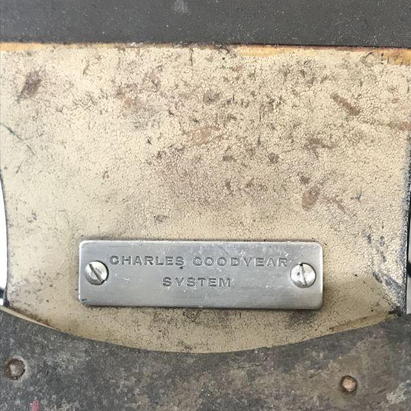 Made In France BALLY Leather Goodyear Welt Wingtip Shoes Size 5 24.0cm Black Business Dress Shoes(USED)