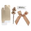 50pcs Wedding Favors Candies Souvenirs Gift Paper Gift Box for Wedding with Bowknot