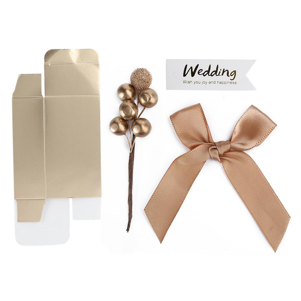 50pcs Wedding Favors Candies Souvenirs Gift Paper Gift Box for Wedding with Bowknot