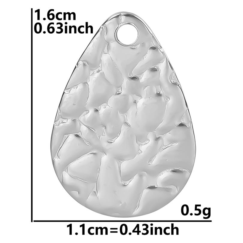 6pcs Rectangle Star Bulk Charms For Jewelry Making DIY Earrings Accessories Geometric Stainless Steel Charm Pendant Materials