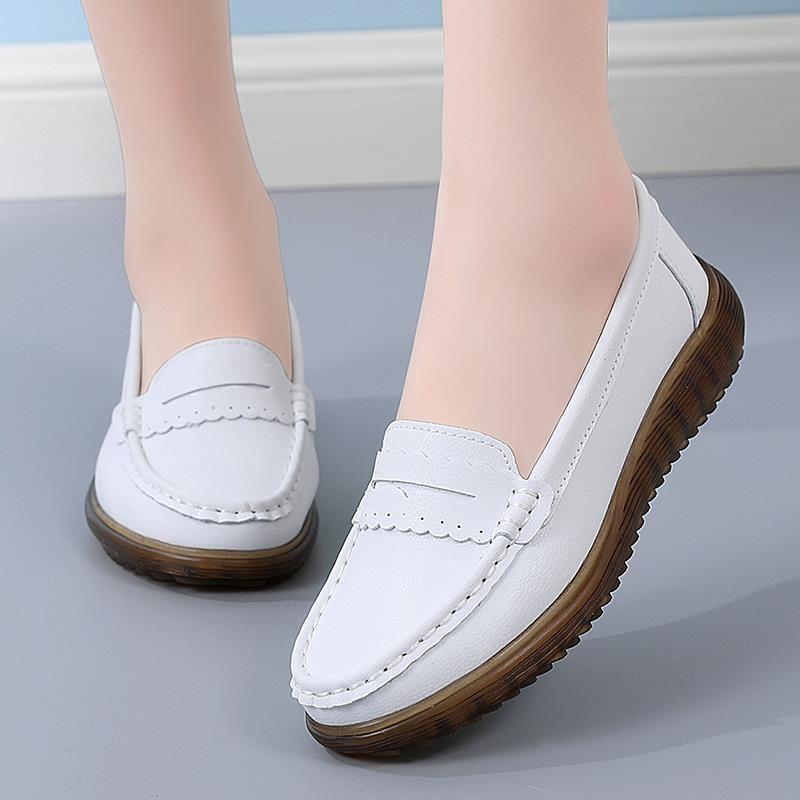 

Women s new autumn versatile single shoes comfortable soft-soled beef tendon soles middle-aged and elderly shoes 35