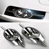 2pcs ABS Chromed Front Fog Lamp Cover Trim For Chevrolet Cruze 2009 2010 2011 2012 2013 2014 2015