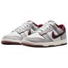 Nike Dunk Low top Skateboard Shoes Men's Gray Red IH1942-001