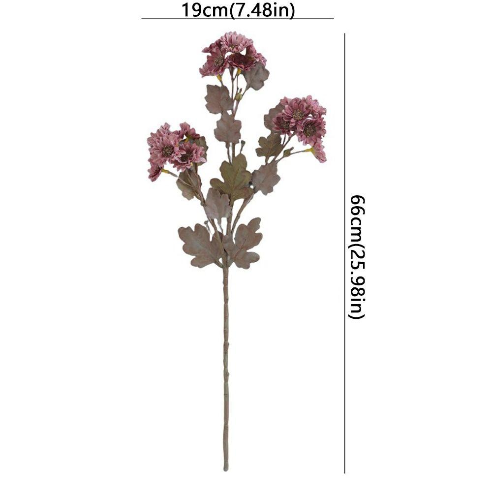 Eco-Friendly Artificial Daisy Flowers Handmade Silk Flowers Fake Chamomile Flowers  Office Decor