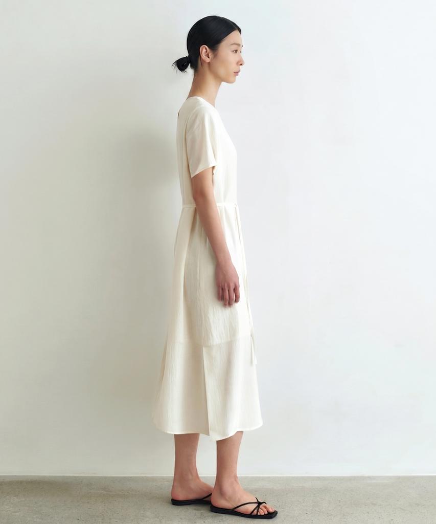 Aesmoeo Marine Loose Long Dress (Ivory)
