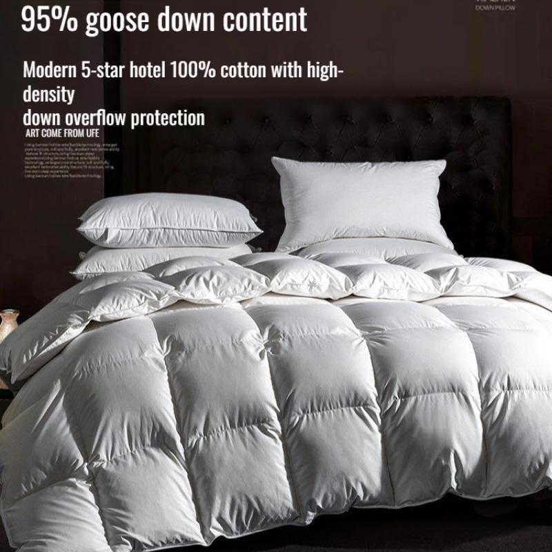 Down quilt white goose down quilt winter cotton thick quilt core winter quilt Warm Cozy Cashmere Duvet quilt core winter quilt