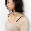 geegee gemmy string chocker necklace