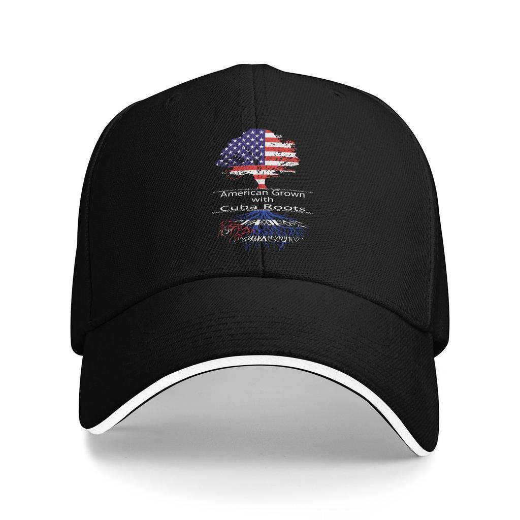 Sandwich Baseball Cap for Men & Women, 3-Layer Contrast Design Adjustable Hat, Lightweight Durable Cap