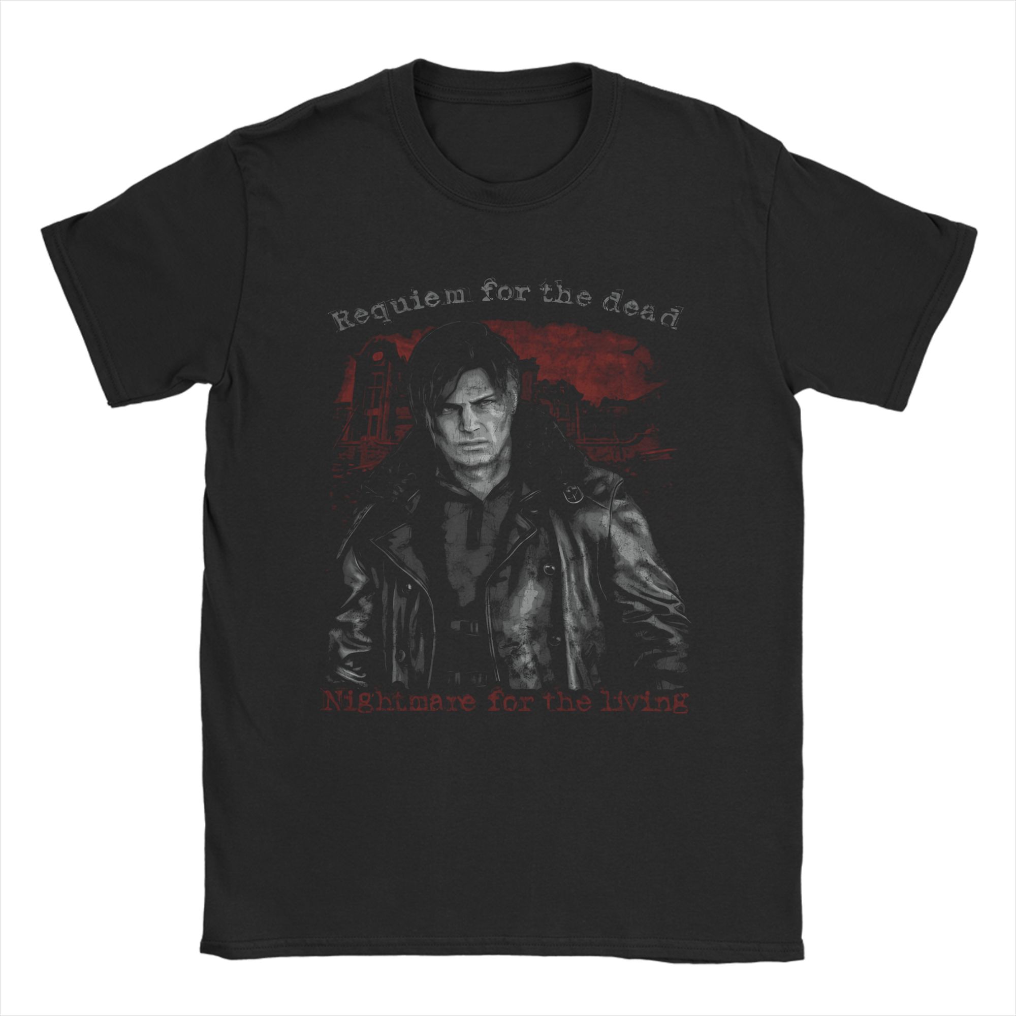 

Leon Kennedy creative poster design T Shirt Beach Hippie T Shirts Adult 100 Cotton Breathable Oversize Clothing Funny Tshirt S