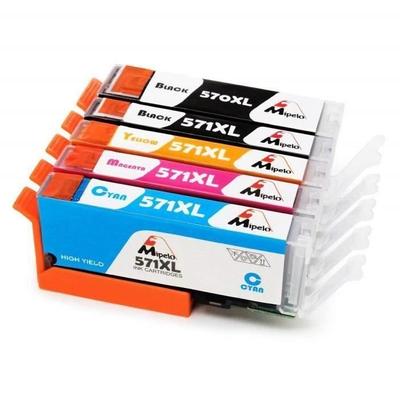 Ink Cartridges - Canon - PGI-570 CLI-571 XL - Compatible - Black - For Pixma TS5053 TS6050 TS8050