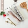 Set of Japanese PVC Stain Heat Easy to Table Kitchen Dining Home [Senteria] Placemats/Table Mats, 4, Style, Vinyl, Red, Stylish, Nordic, Square,