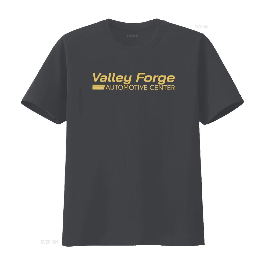 Valley Forge Automotive Center T Shirt Car And Tires Store Merch Funny Tv Show Design High Quality Vintage Washed Slightly