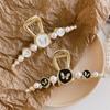 2023 New Vintage Butterfly Hair Claws Classic Pearl Hair Clips Hairpins Hairgrips For Women Hair Accessories Ornament Headwear