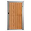 Vidaxl Garden Shed, Brown, 88X89X161 Cm, Galvanized Steel