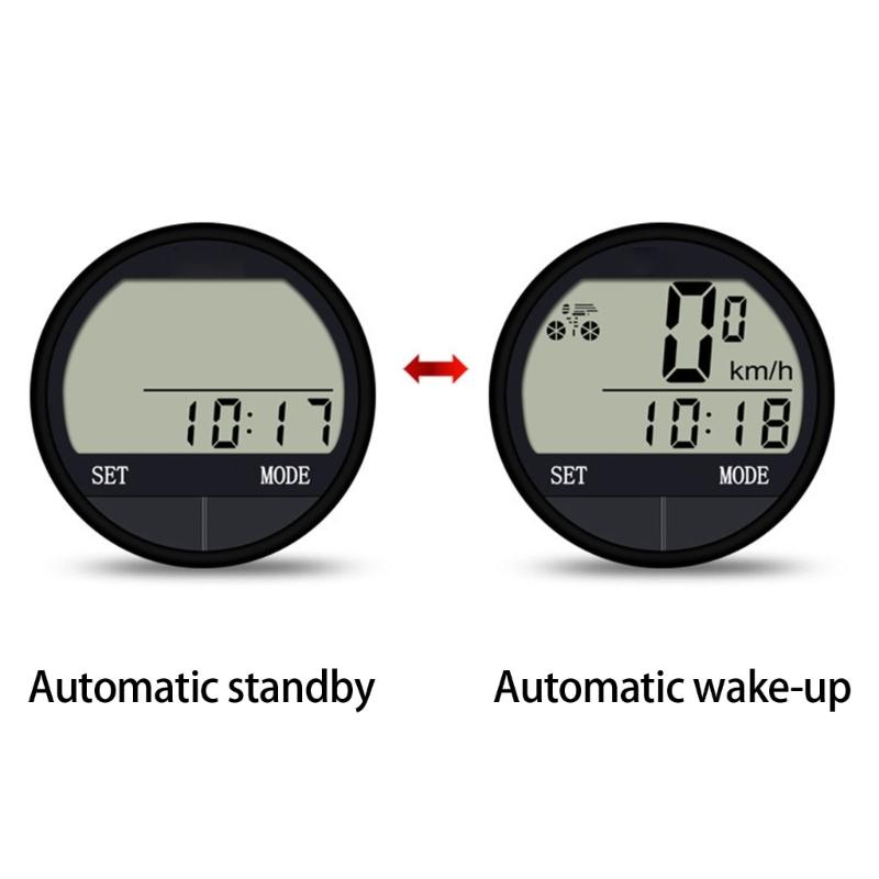 Speed Counter Code Table Bike Ride Speedometers Odometers Cycling Speed Counter for Various Weather Conditions