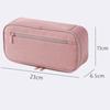 Large Capacity Student Stationary Boxes Double Zipper Pencil Case Pen Bag  Stationery Organizer
