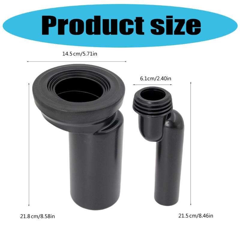 Toilet Connection Adapter Remove 3cm Toilet Sewage Pipe Outlet Pipe Wall Hung Toilet Pipe Connector Easy Installation