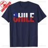 Chile Flagge Stolzer Chilene Aufdruck T-Shirt Herren Damen Baumwolle Humor Streetwear T-Shirt Kurze Ärmel Unisex Locker Kleidung Herren