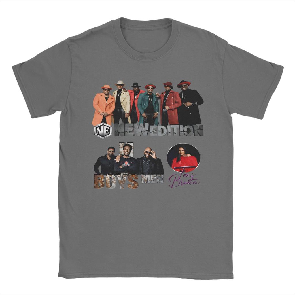 Mens Womens New Edition Way Tour 2026 Vintage RB Concert Shirt Cotton New Arrival Tee Shirts  Top Clothing
