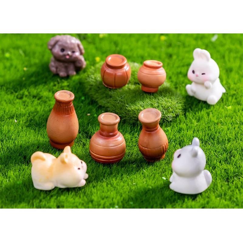 Adorable Miniature Resin Animals Perfect For Diy Garden Decor And Accessories