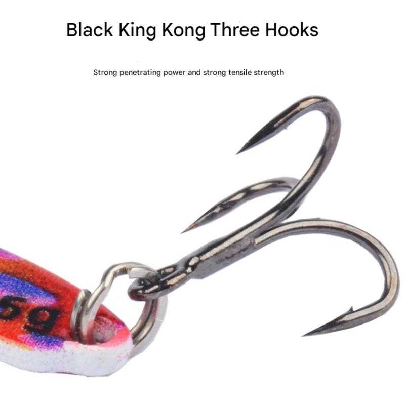 5Pcs Crankbait Metal Jig Spoon Lure VIB Vibration Spoon Spinner Balancers Spoon Fishing Lure Trolling Swimbait