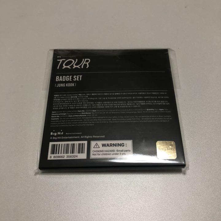 [USED] BTS TOUR Jungkook Badge