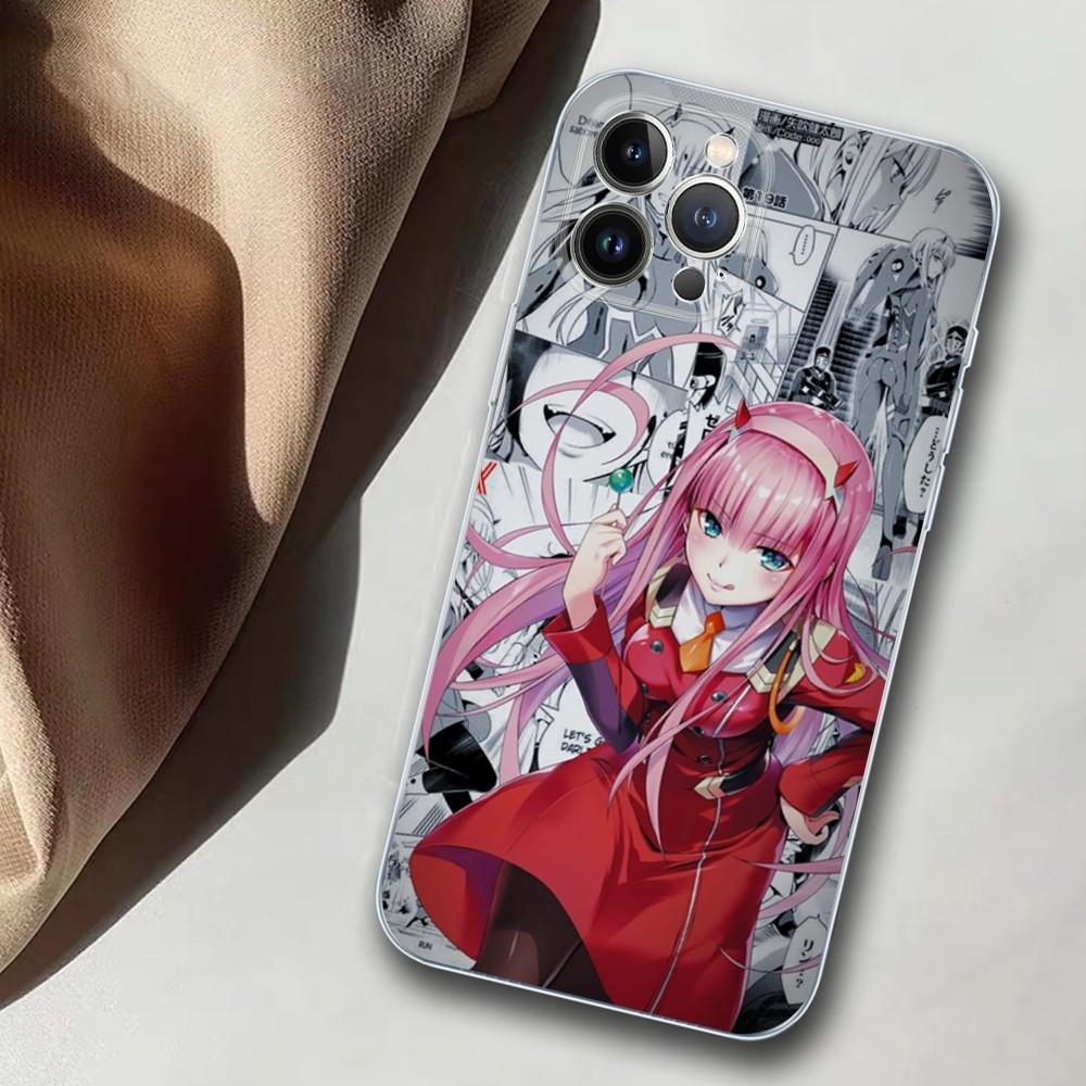 DARLING in the FRANXX Phone Case For iPhone 14 11 12 13 Mini Pro XS Max Cover 6 7 8 Plus X XR SE 2020 Funda Shell