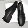 Genuine Leather Mens Oxford Shoes Comfortable Formal Dress Footwear Leisure Walk Casual Shoes Lace-Up Male Derby Shoes