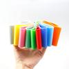 16 Colores 7.5CM Silicona Vidrio Taza Antideslizante Funda para Taza Aislamiento Antideslizante Cubierta Protectora 75MM Tapa de Taza con Raya Horizontal