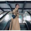 Women's Mid-Length Trench Coat: 2023 Korean High-End Casual Loose British Style Autumn Outerwear
