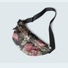Outdoor Dekostoffe Oxford - Motiv Rosa Flamingo Auf Schwarzem