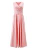 2023 Summer European & American Deep V-Neck Solid Color Maxi Evening Dress with Slit