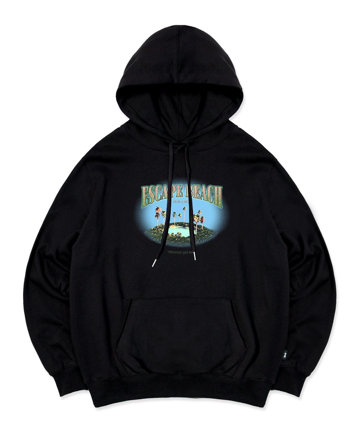 Escape From Blue Beach Hoodie Black L