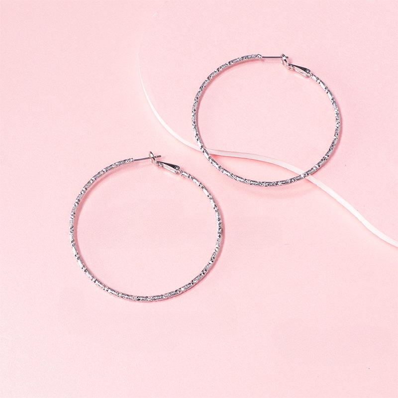 

Преувеличенные большие круги, простой металлический дизайн, чувство классики, мода, тонкие круглые серьги, женская индивидуальность, темперамент, универсальные украшения для ушей