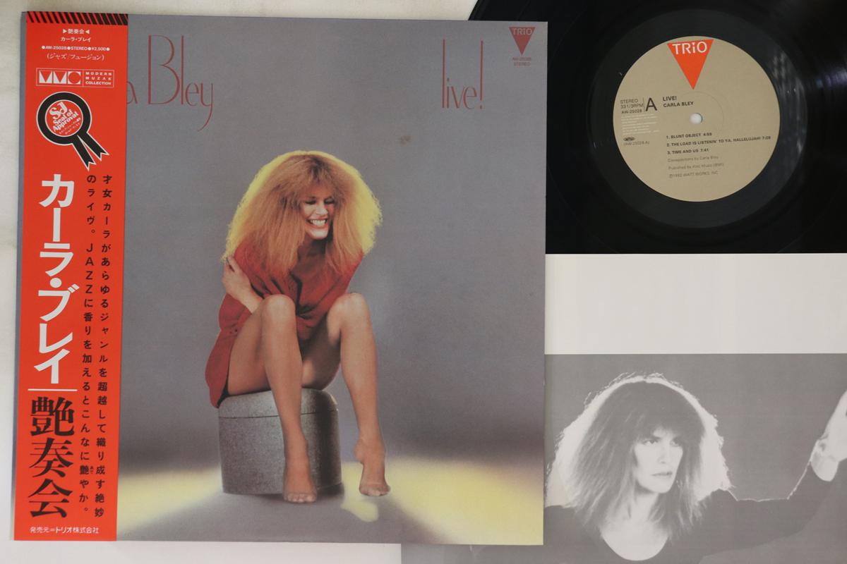

LP Record CARLA BLEY - Live! AW25028 TRIO 1982 Japan Obi Jazz Used
